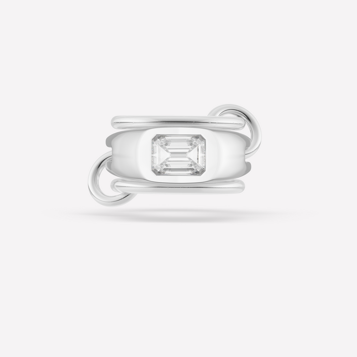 Spinelli Kilcollin Harlow Emerald Cut Silver