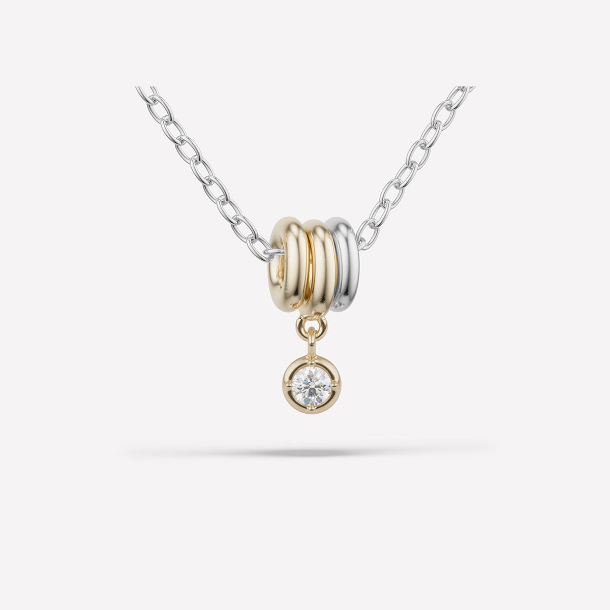 Spinelli Kilcollin Vesta Round Necklace SG WD