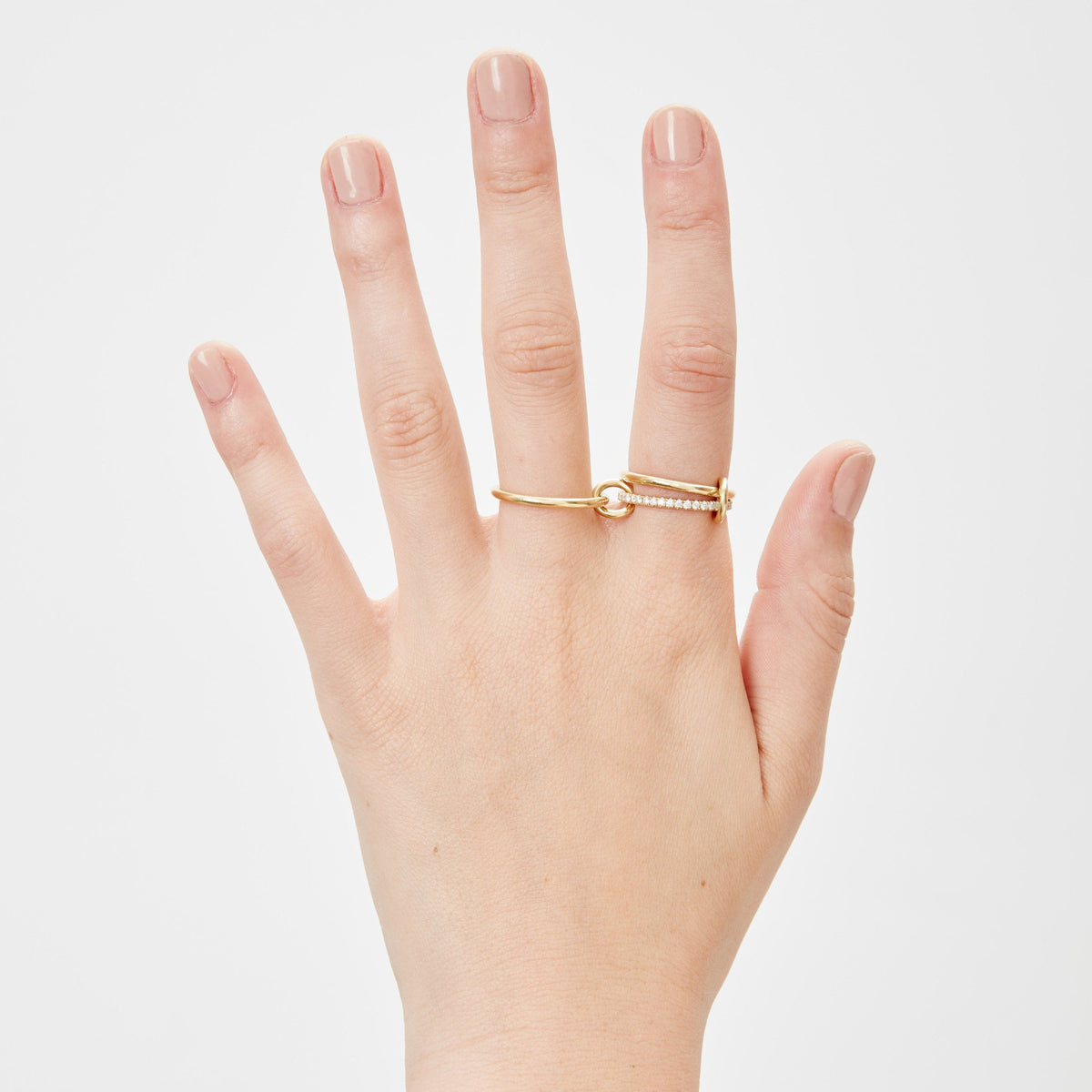 Spinelli Kilcollin Sonny YG ring, view 3