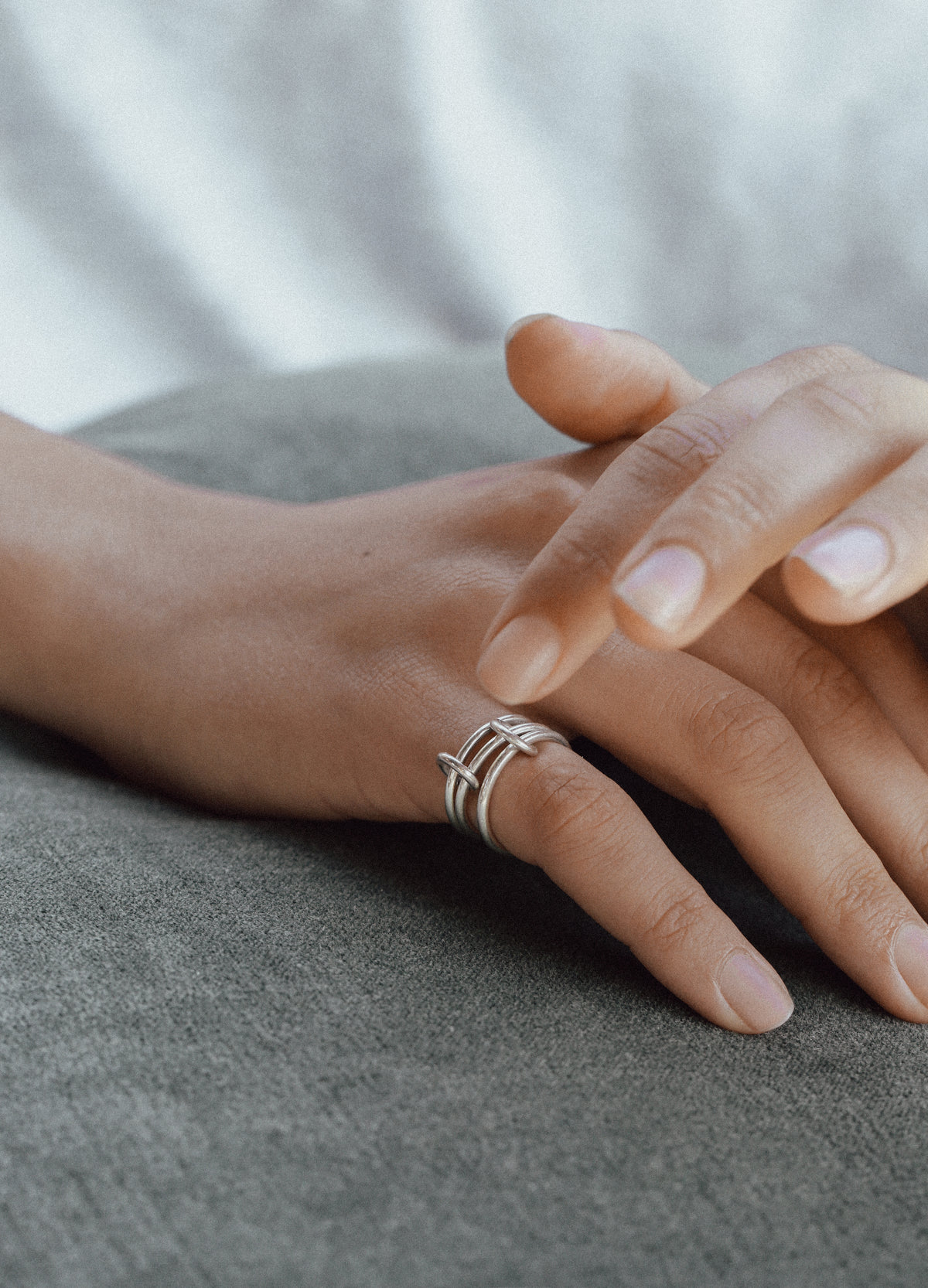 Spinelli Kilcollin Solarium Silver ring, view 2