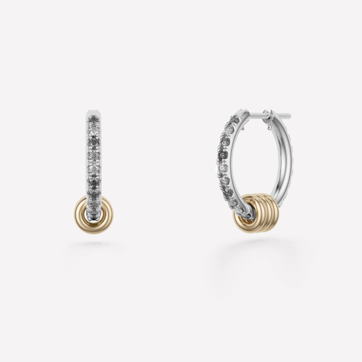 Spinelli Kilcollin Ara Pavé Hoops SG Gris