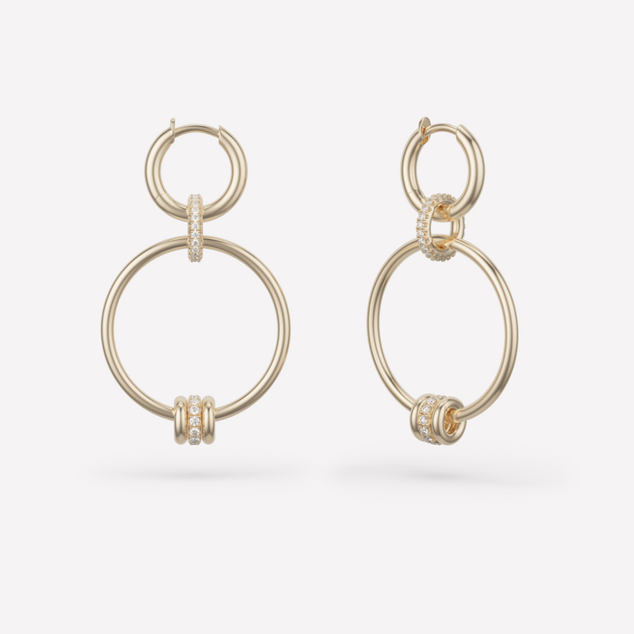 Spinelli Kilcollin Asha YG Pavé Hoops