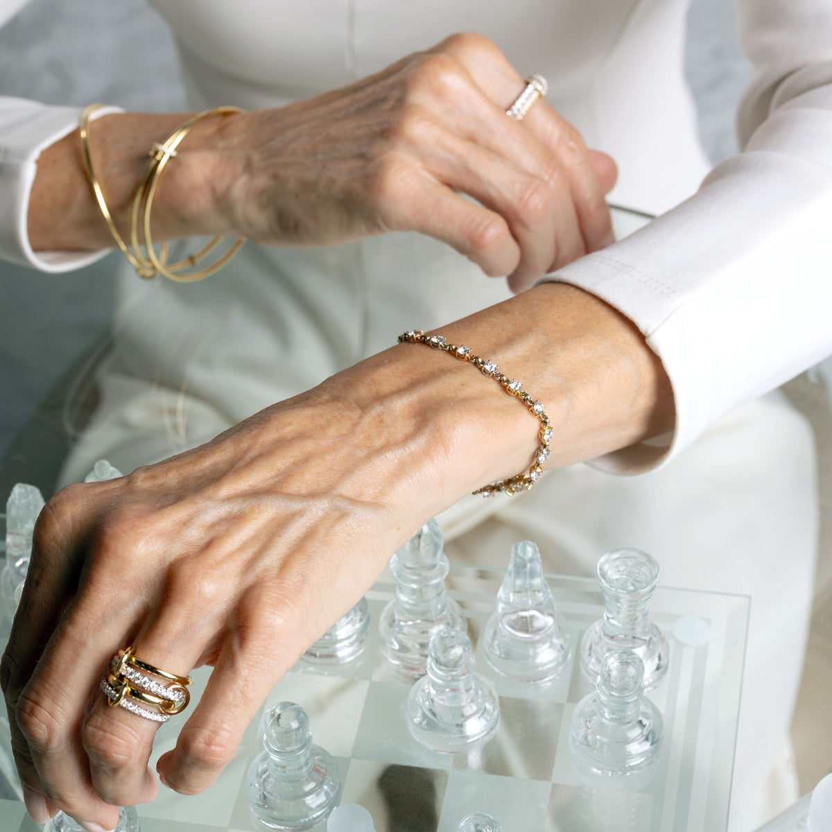 Spinelli Kilcollin Aysa Tennis Bracelet MX bracelet, view 2