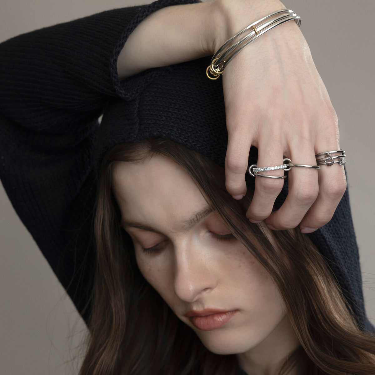 Spinelli Kilcollin Baryon SG Bangle bracelet, view 3