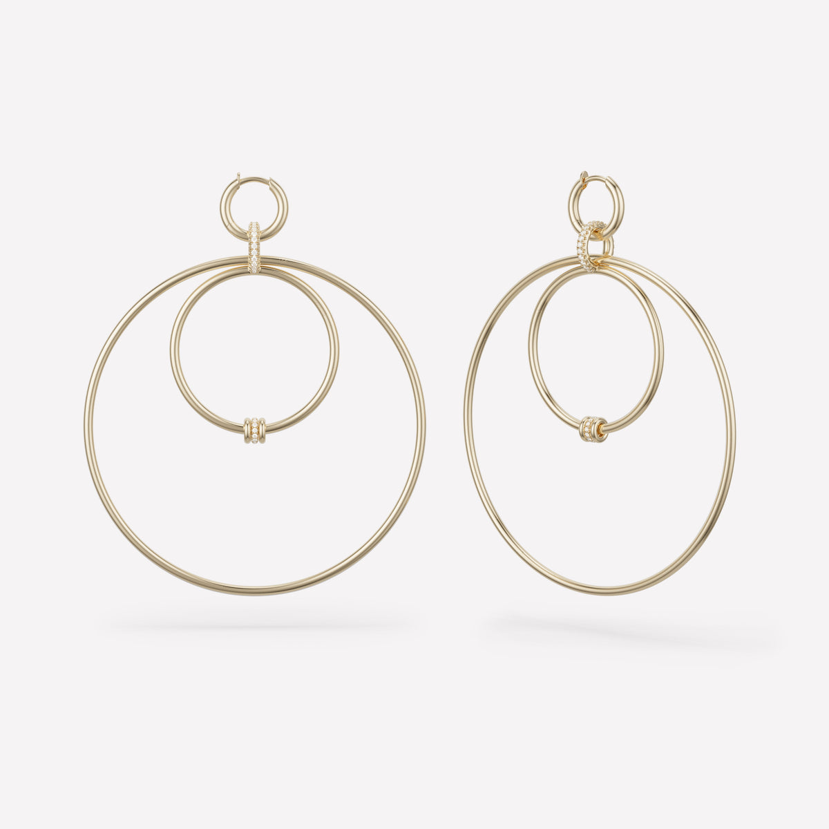 Spinelli Kilcollin Echo YG Pavé Hoops