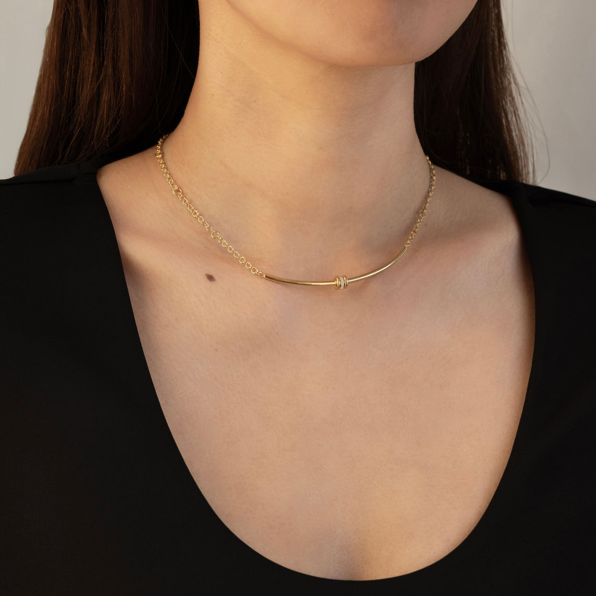 Spinelli Kilcollin Gravity Arc Necklace necklace, view 4