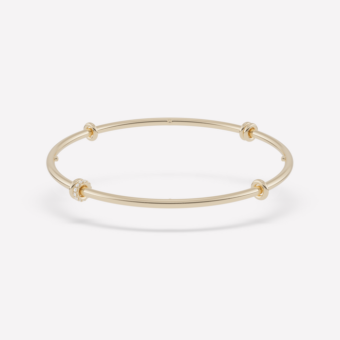 Spinelli Kilcollin Kini YG Pavé Bangle