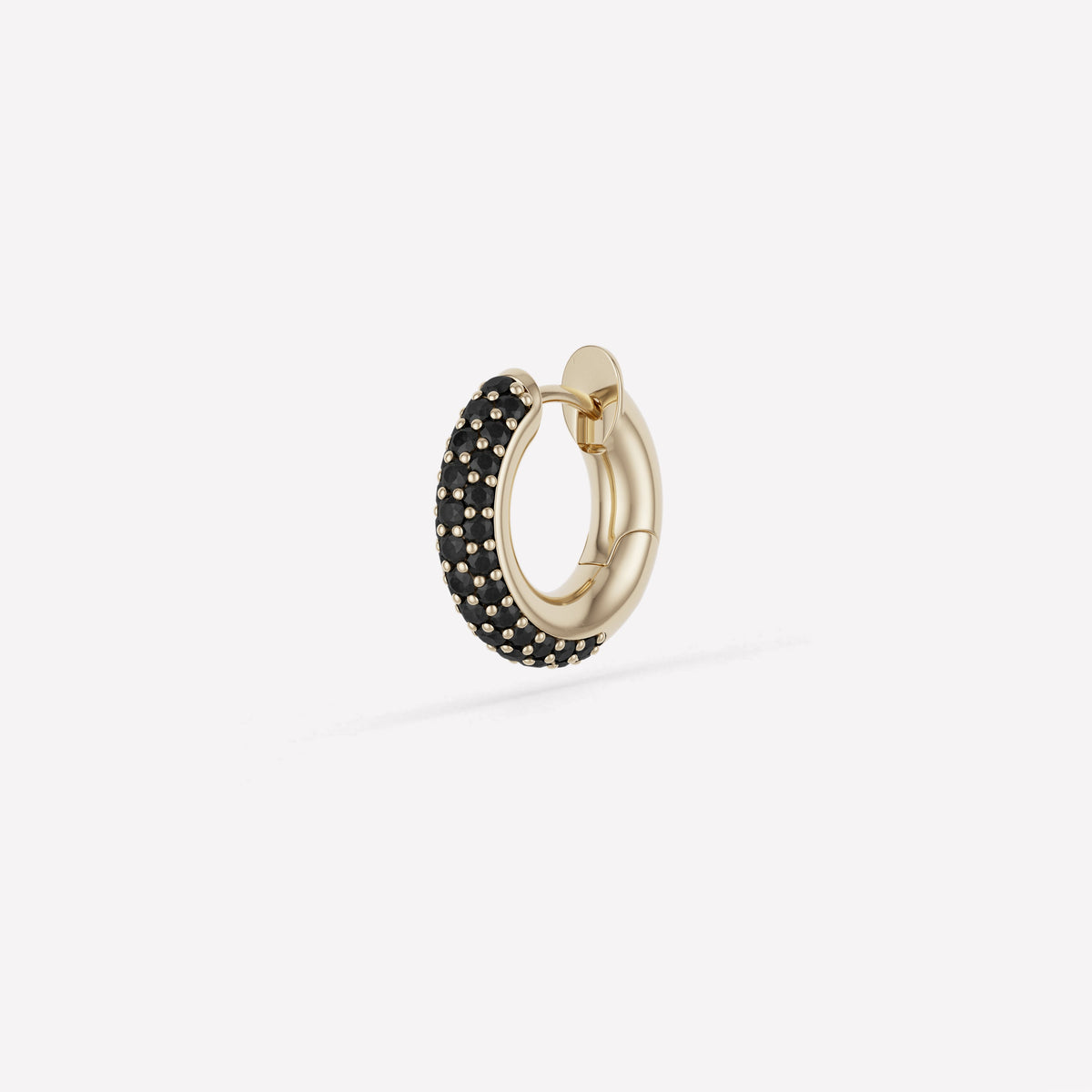 Spinelli Kilcollin Macro Hoop Pavé YG Noir