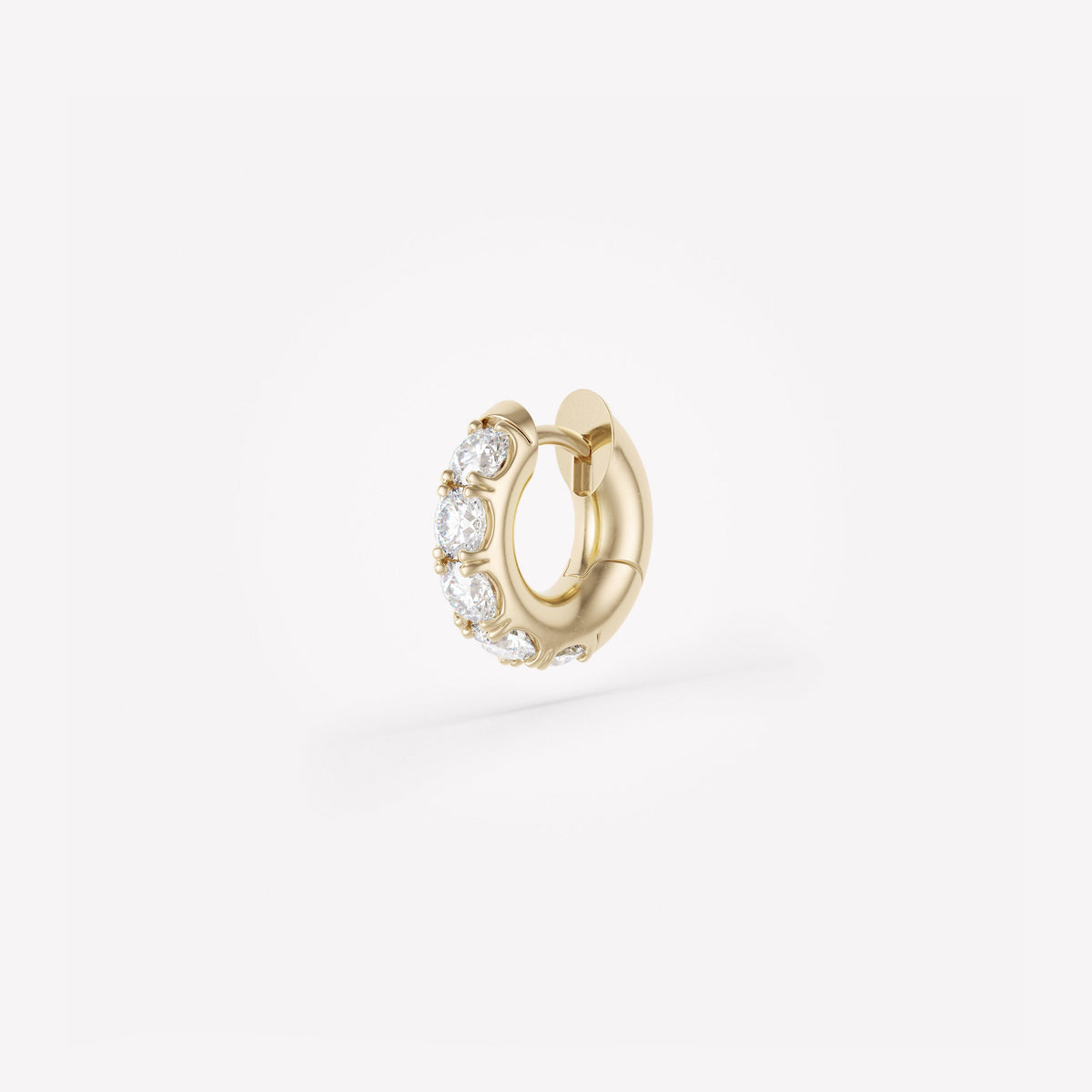 Spinelli Kilcollin Mini Macro Hoop Pavé 1 YG