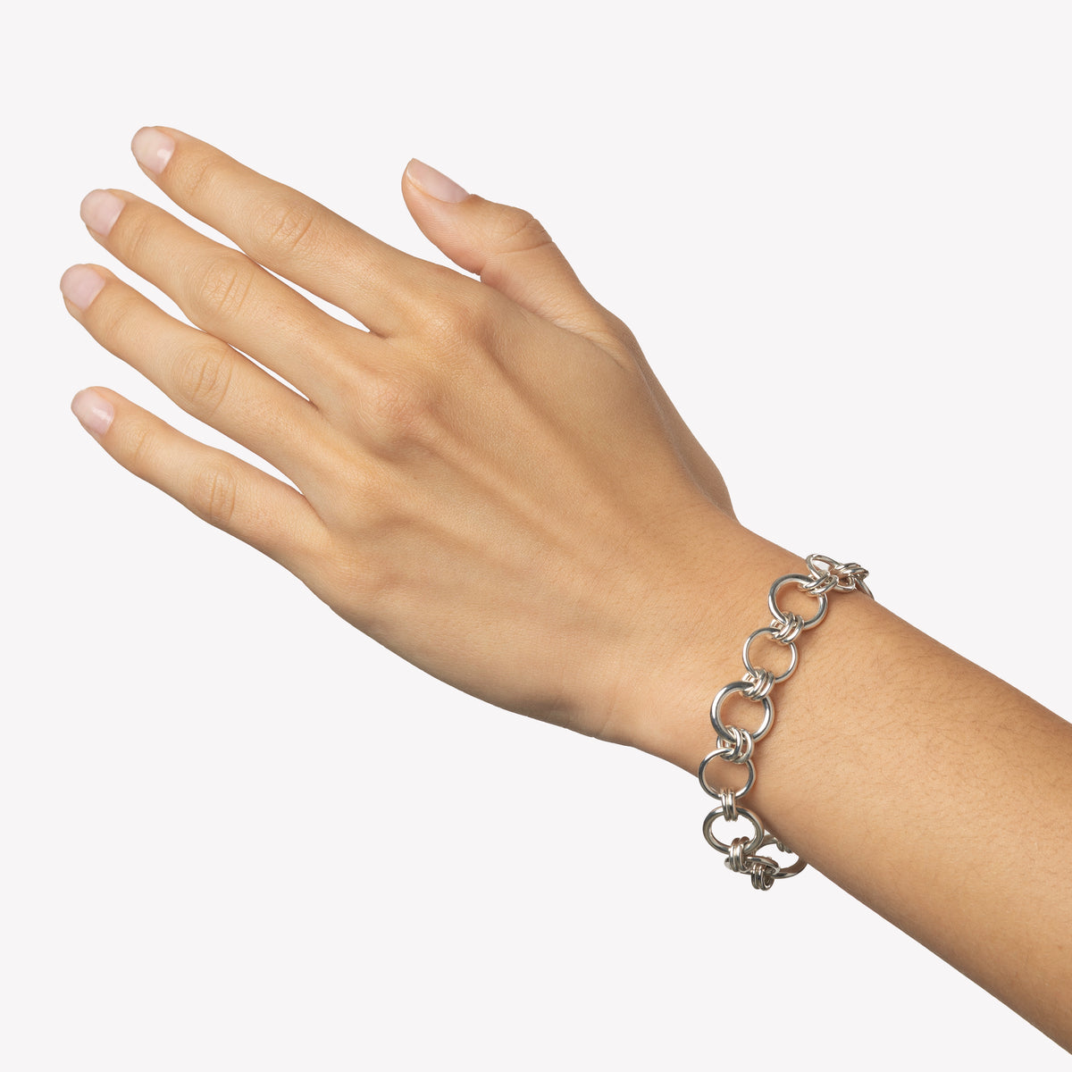 Paxton Silver Linked Bracelet