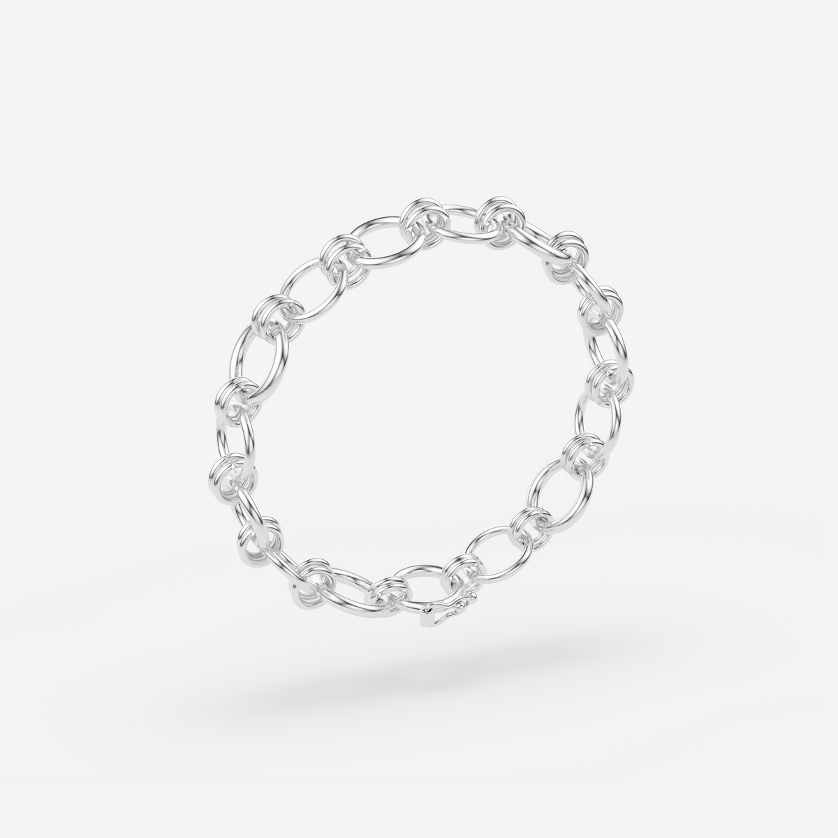 Paxton Silver Linked Bracelet