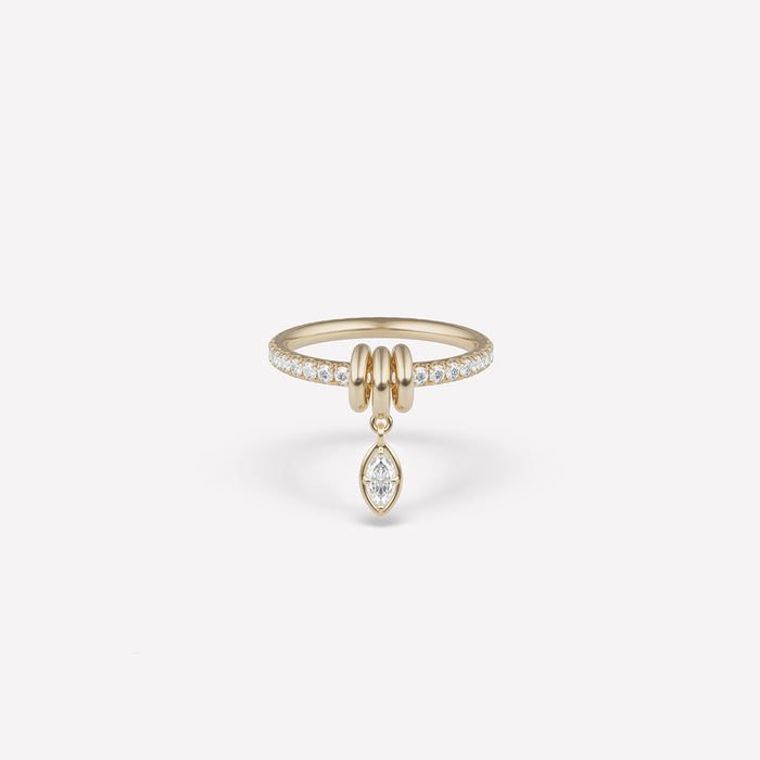 Spinelli Kilcollin Pia Marquise YG Pavé