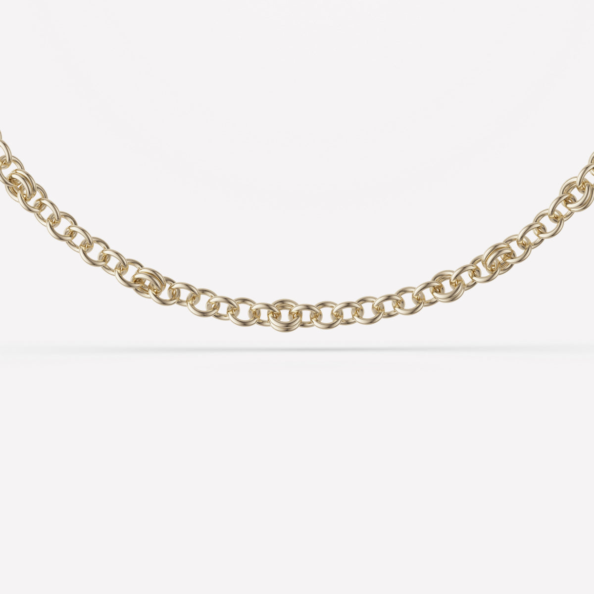 Spinelli Kilcollin Serpens Chain Necklace YG necklace, view 2