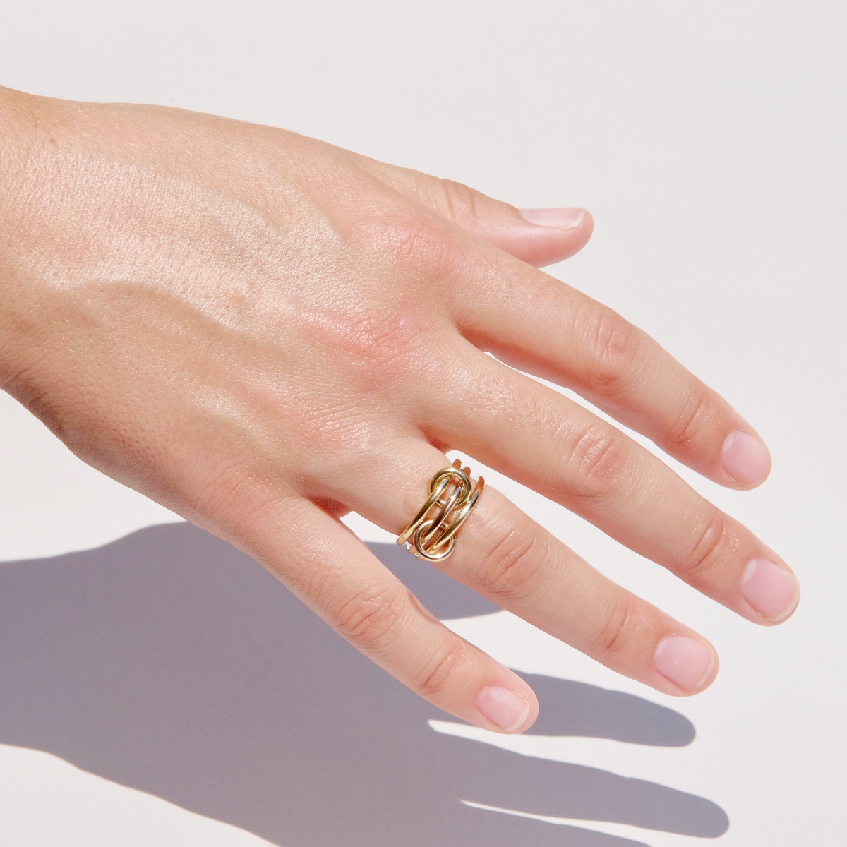 Spinelli Kilcollin Solarium YG ring, view 2