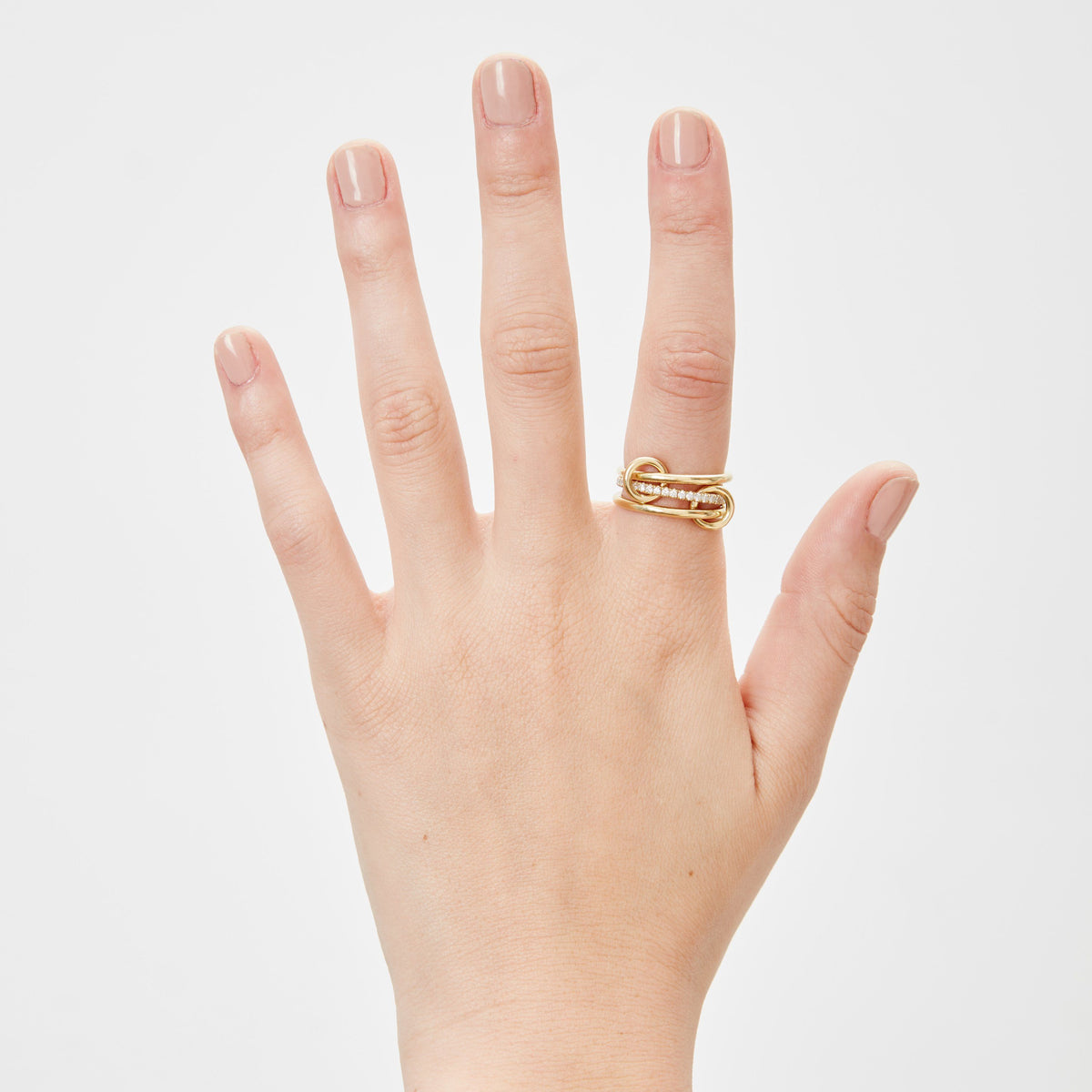 Spinelli Kilcollin Sonny YG ring, view 2