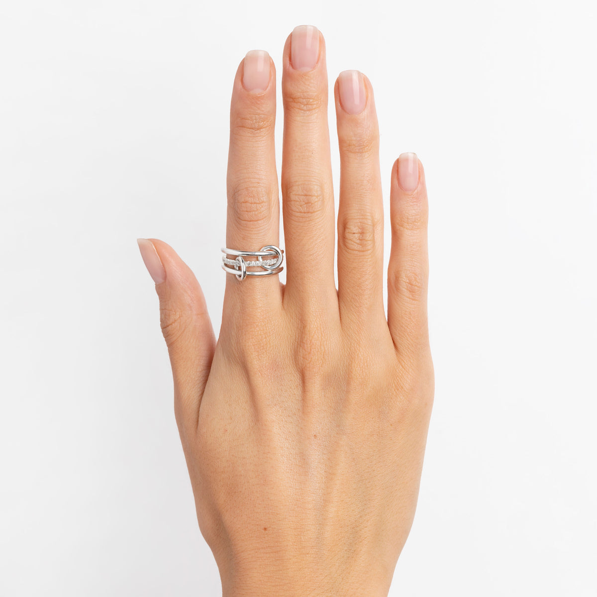 Spinelli Kilcollin Sonny Silver Gris ring, view 2