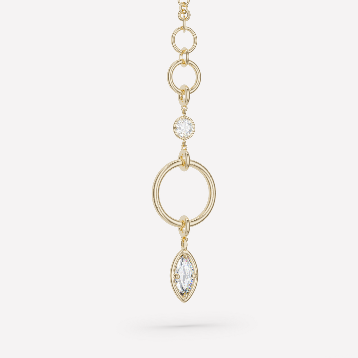 Spinelli Kilcollin Valen Max Marquise YG necklace, view 3