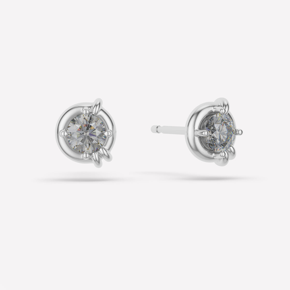 Spinelli Kilcollin Vero Silver Gris Studs
