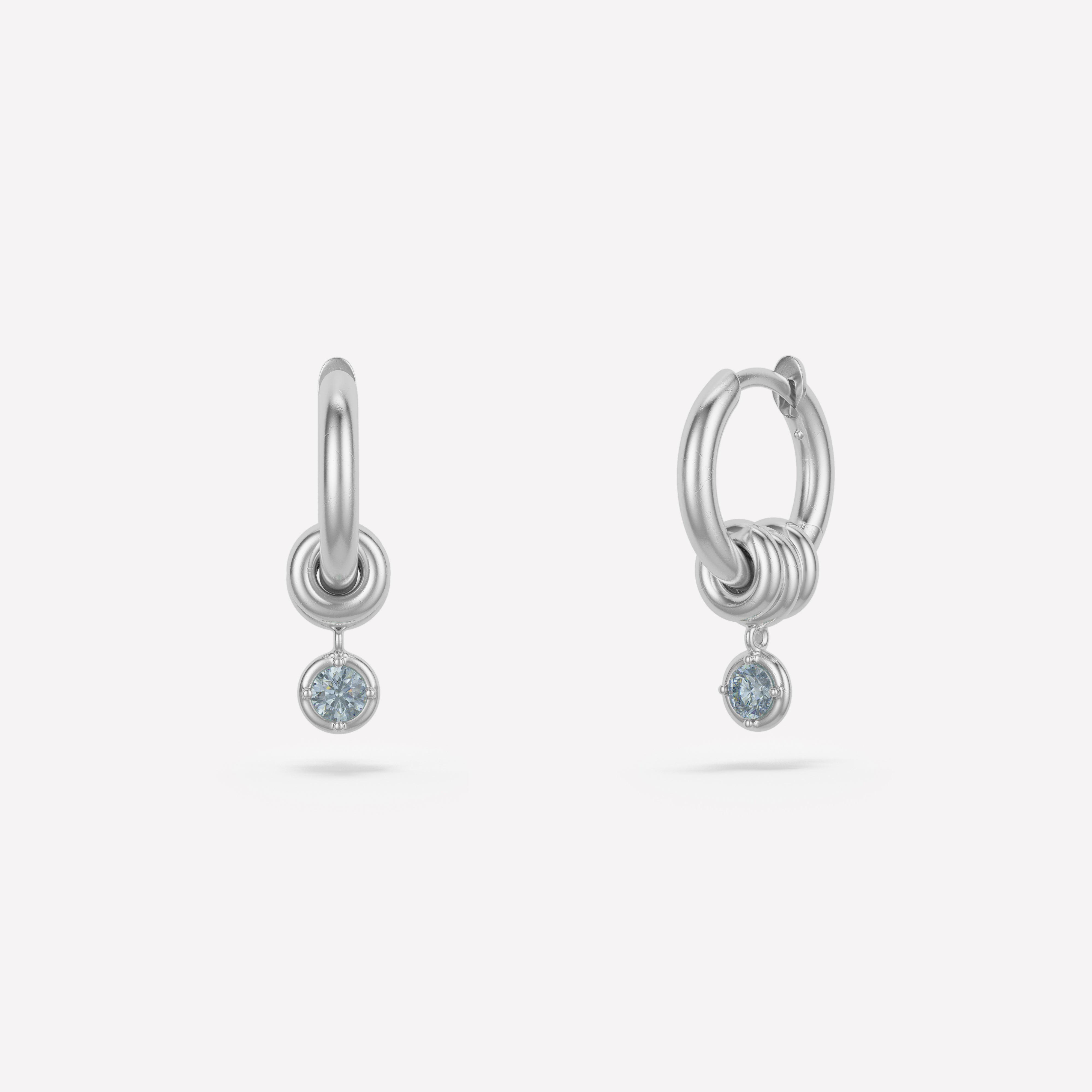 Zahra Silver Sky Earrings | Spinelli Kilcollin