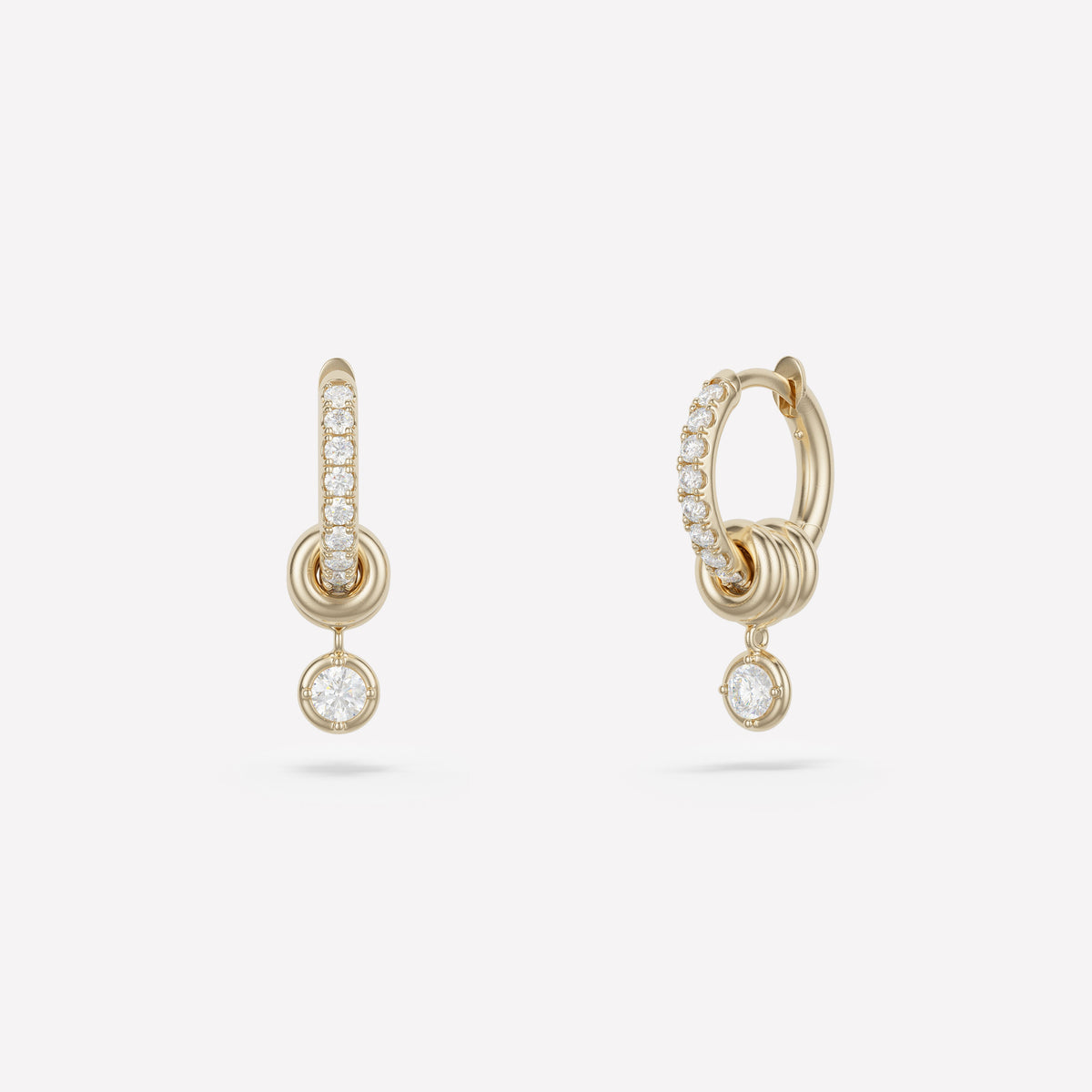 Spinelli Kilcollin Zahra Pavé YG WD Earrings